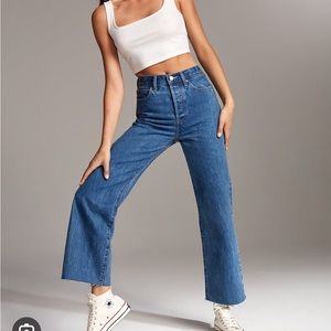 Denim forum the Farrah wide leg